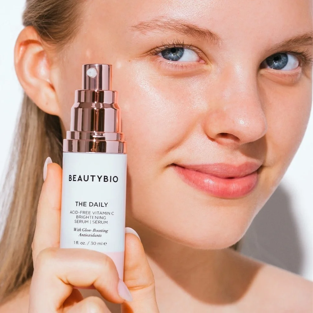 BeautyBio The Daily - Acid-Free Vitamin C‎ Brightening Serum - 1 fl oz/30 ml NWB